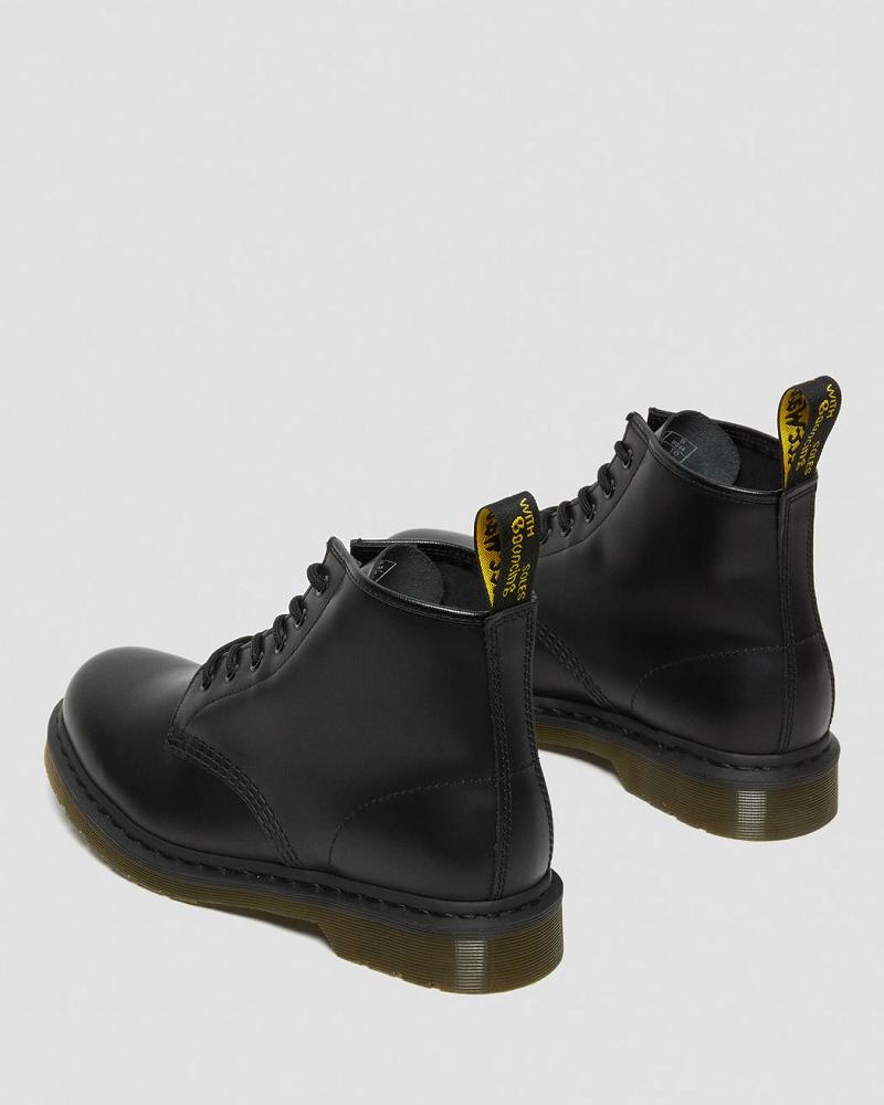 Dr Martens 101 Smooth Lær Ankelstøvletter Herre Svarte | Norge 38QMA
